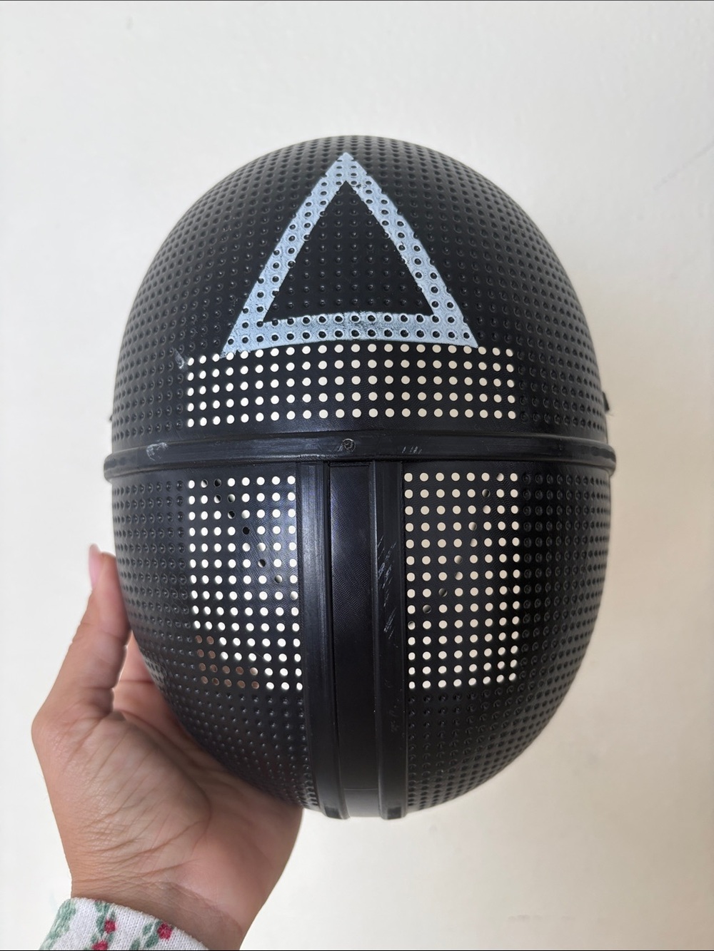 Kids Black Triangle Mask Halloween Costume Accessory